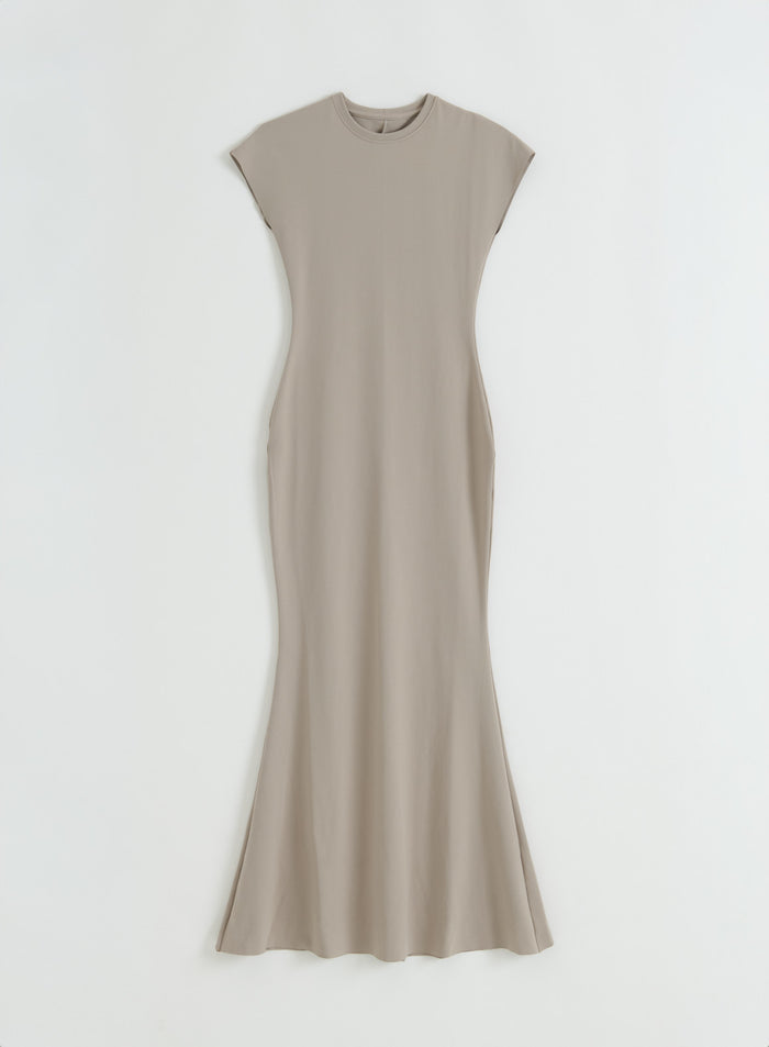 aim'n Dark Clay Sense Mermaid Cap Sleeve Dress flatlay