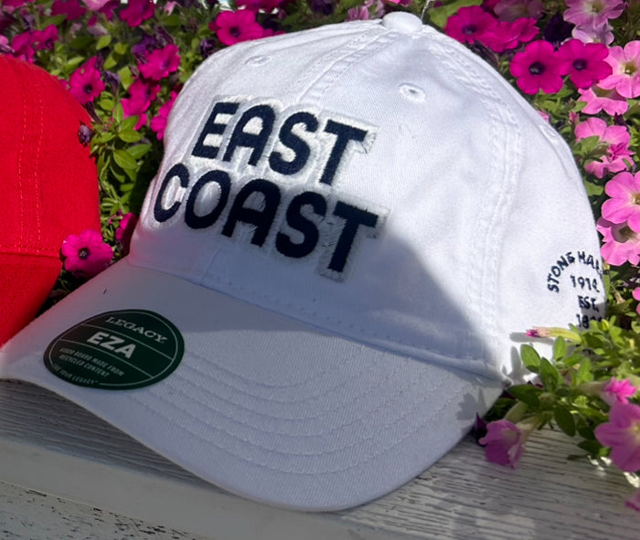 East Coast hat white (Stone Harbor est Avalon on side)