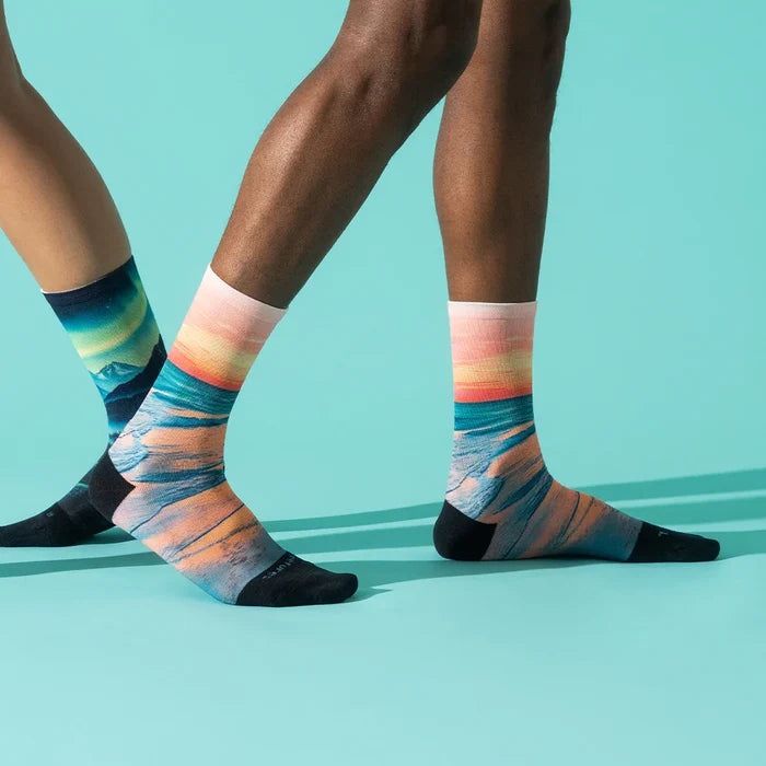 Feetures Elite | Light Cushion | Mini-Crew | Sunset Glow