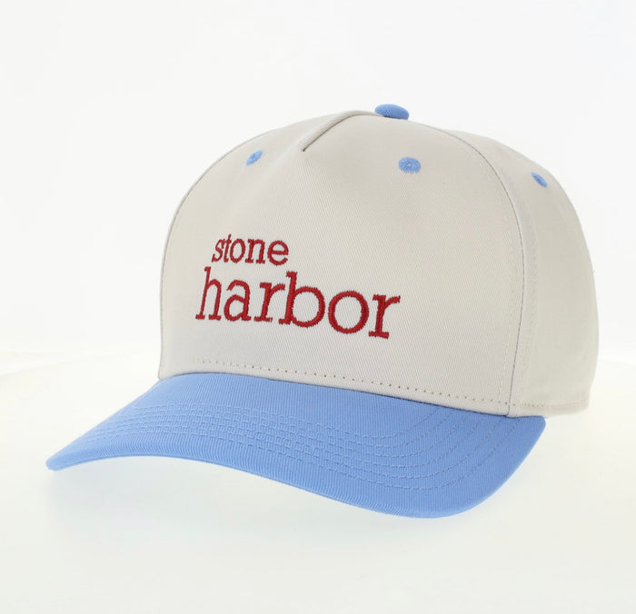 Heritage Twill Stone/Power Blue Stone Harbor Hat