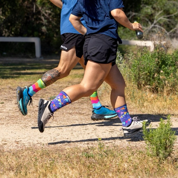 Injinji Trail Sock | Midweight | Crew Length | Party Time | Womens
