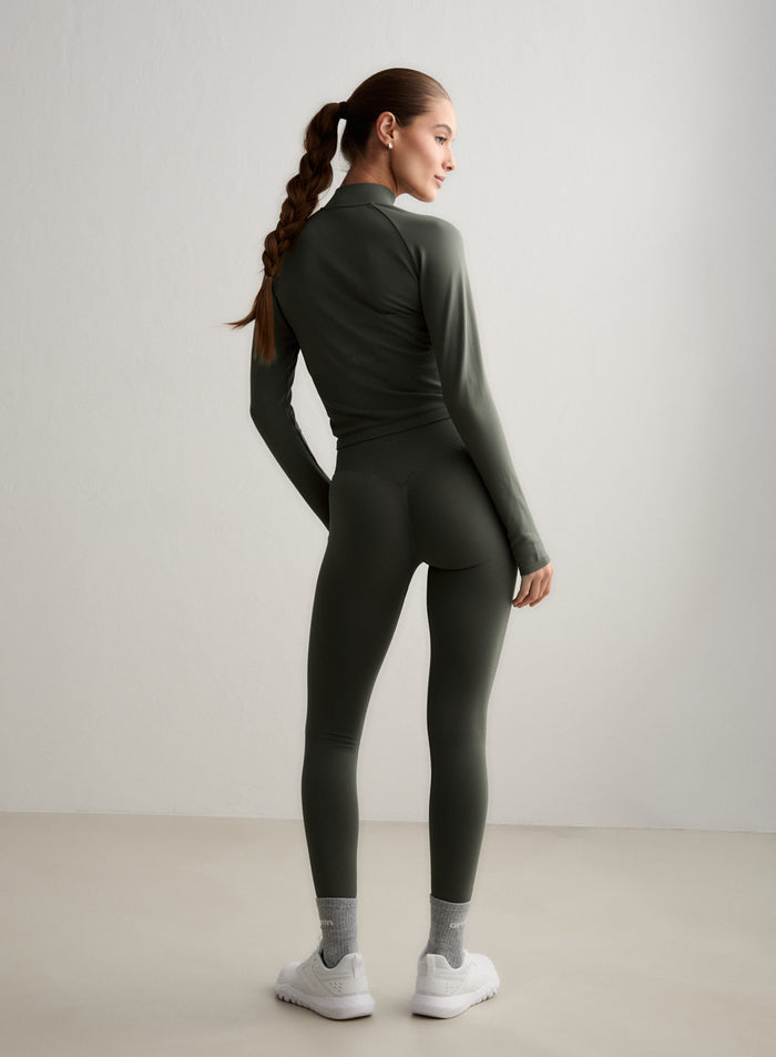 Ivy Shape Seamless Tights & Zip Jacket Set