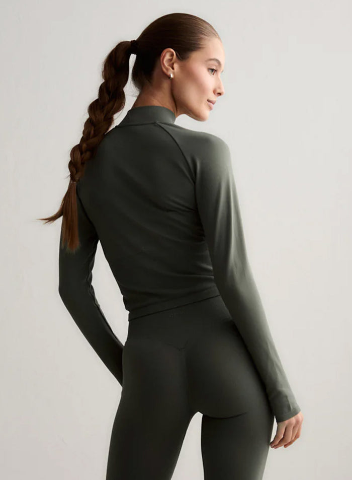 Ivy Shape Seamless Zip Jacket