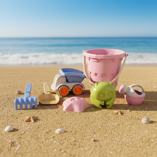 Kids Beach Toys Bucket Sets 7Pcs