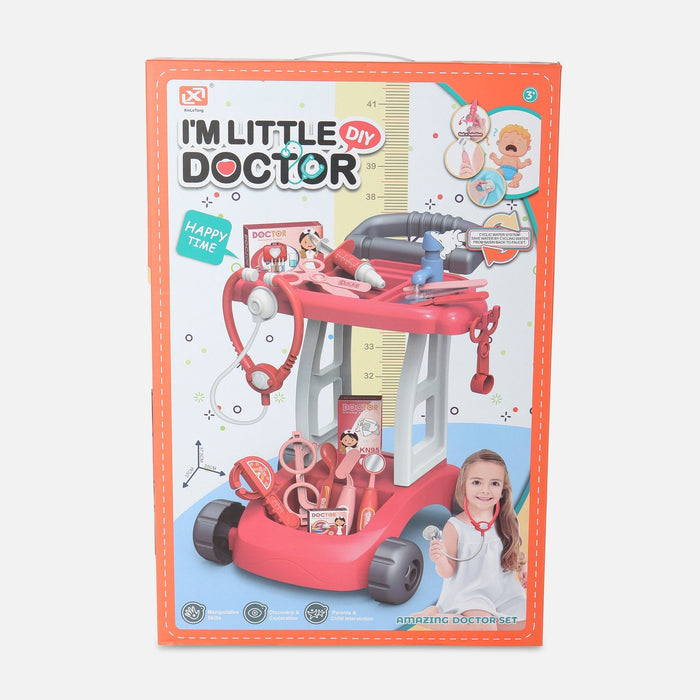 Kids Doctor Trolley Set