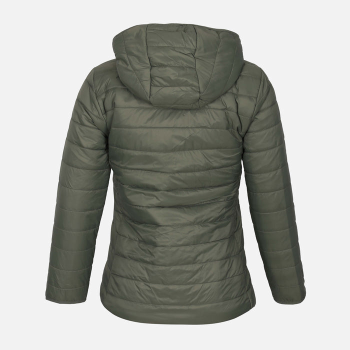 LADIES BASIC PUFFER JACKET WITH HOOD