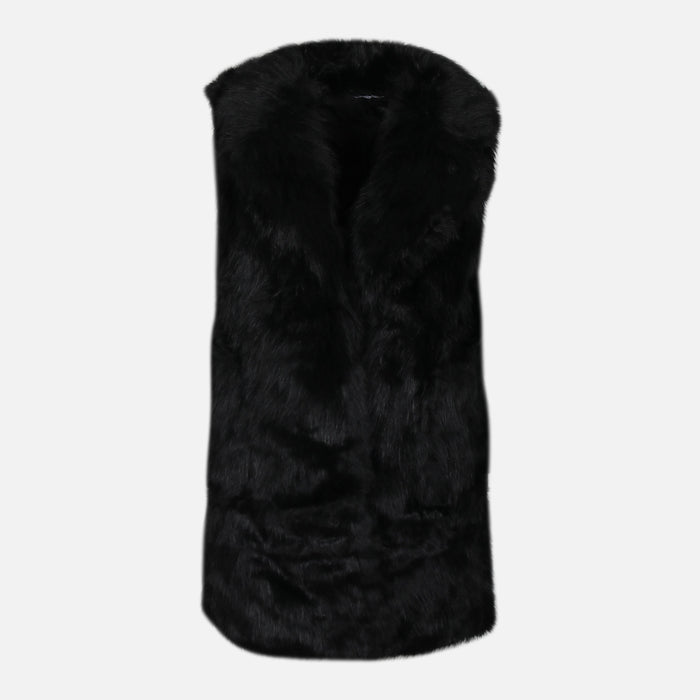 LADIES FAUX FUR VEST