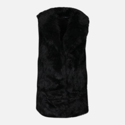 LADIES FAUX FUR VEST
