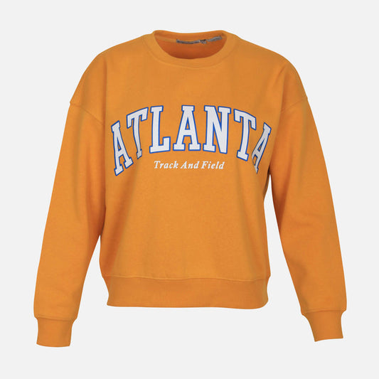 LADIES FLEECE OVERSIZED SWEATERSHIRT