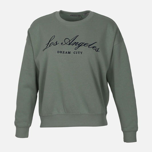 LADIES FLEECE OVERSIZED SWEATERSHIRT