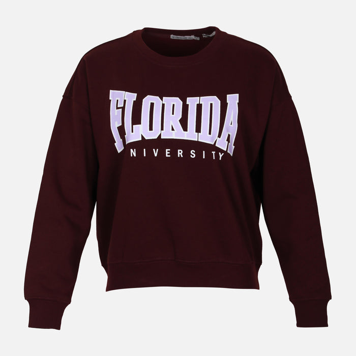 LADIES FLEECE OVERSIZED SWEATERSHIRT