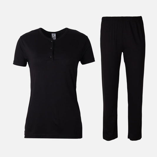 Ladies Licra Pajama 2 Pieces Set