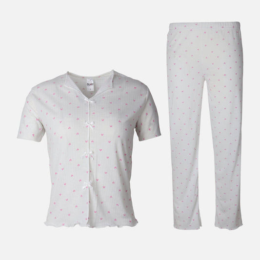 Ladies Pajama 2 Pieces Set