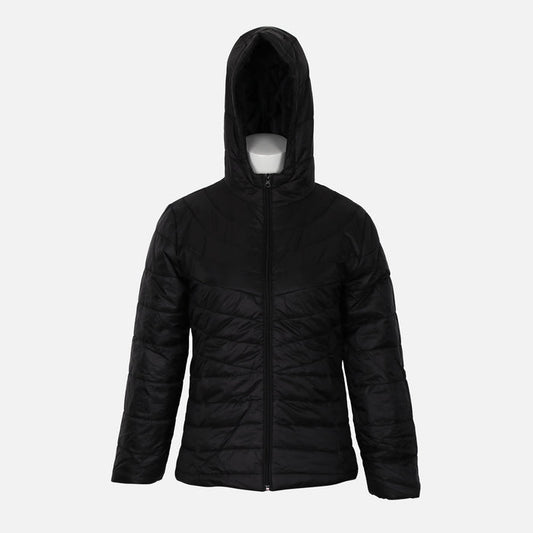 LADIES PUFFER JACKET WITH HOOD