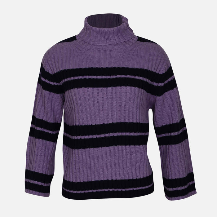 LADIES ROLLED NECK SWEATER
