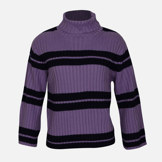 LADIES ROLLED NECK SWEATER