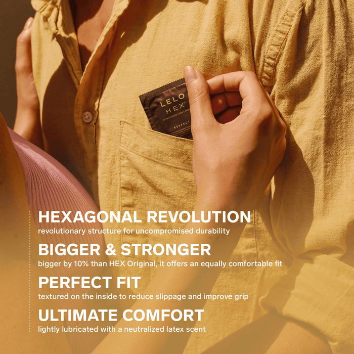 Lelo Hex Latex Condoms Respect
