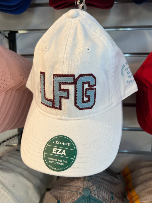LFG hat white (Stone Harbor est. Avalon on side)