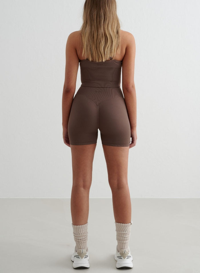 Macchiato Shape Seamless Hotpants & Cross Back Bralette Set