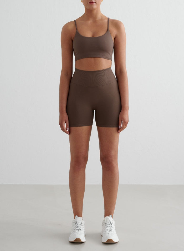 Macchiato Shape Seamless Hotpants & Strap Bra Set