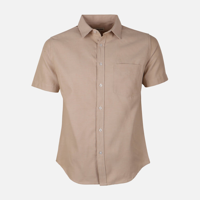 Men Basic Oxford Short Sleeve Shirt