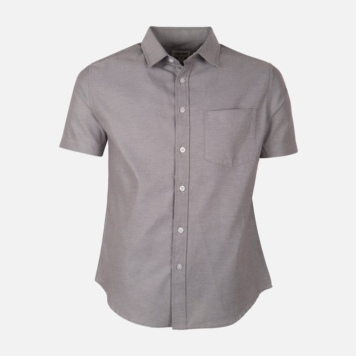 Men Basic Oxford Short Sleeve Shirt