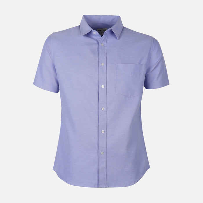 Men Basic Oxford Short Sleeve Shirt