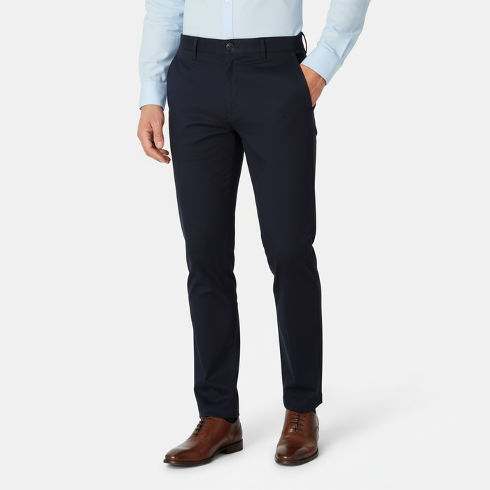 Men Cross Pocket Chino Pants