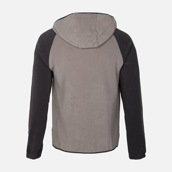 MEN FLEECE HOODED CARDIGAN