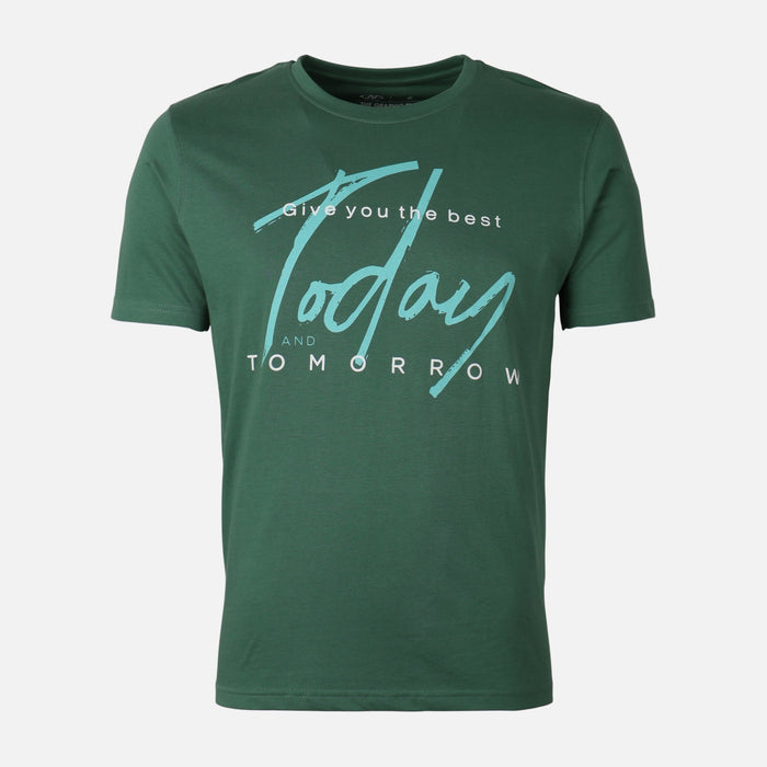 Men Graphic T-Shirt Round Neck