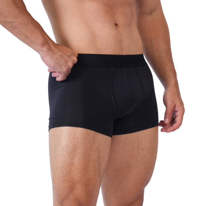 Men’s Bamboo Trunk Ultra Soft, Odour Free - Black (Pack of 1)
