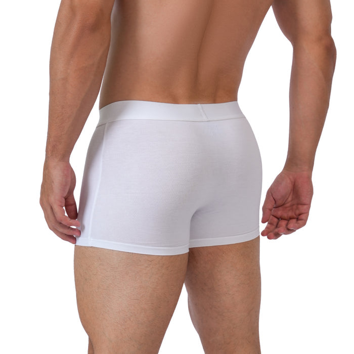 Men’s Bamboo Trunk Ultra Soft, Odour Free - White (Pack of 1)