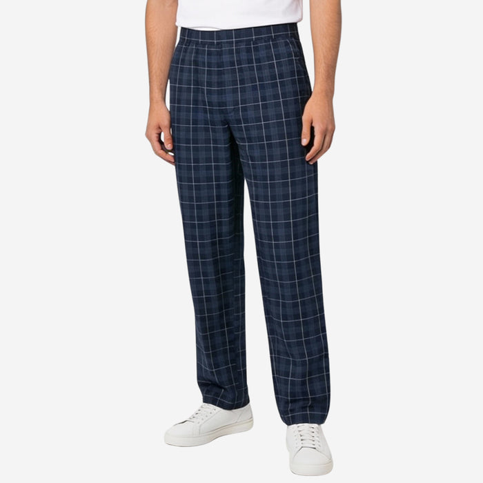 Men’s Cotton Printed Pyjama (Blue)
