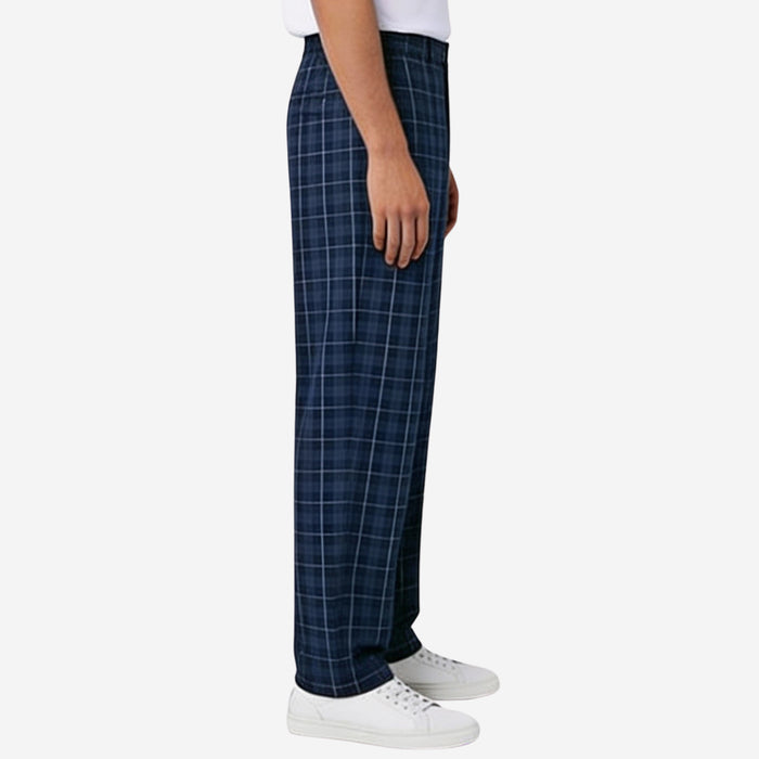 Men’s Cotton Printed Pyjama (Blue)
