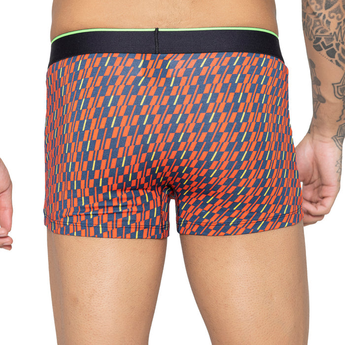 Men's Inner Supersoft Printed Modal Cotton Trunk - Single Pack | Red