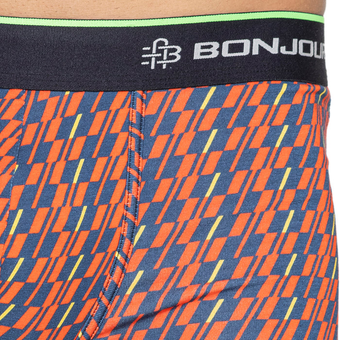 Men's Inner Supersoft Printed Modal Cotton Trunk - Single Pack | Red