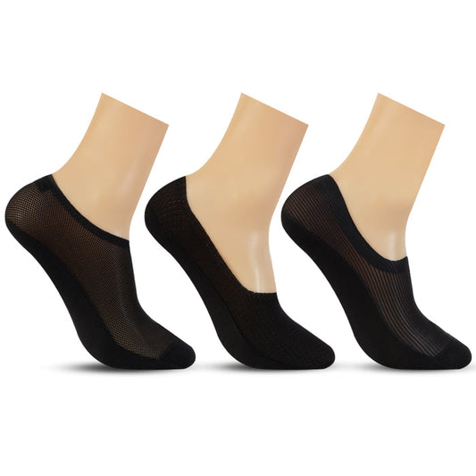 Men’s Low-Cut Ankle Black Socks (Pack of 3)