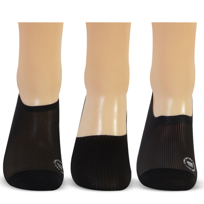 Men’s Low-Cut Ankle Black Socks (Pack of 3)