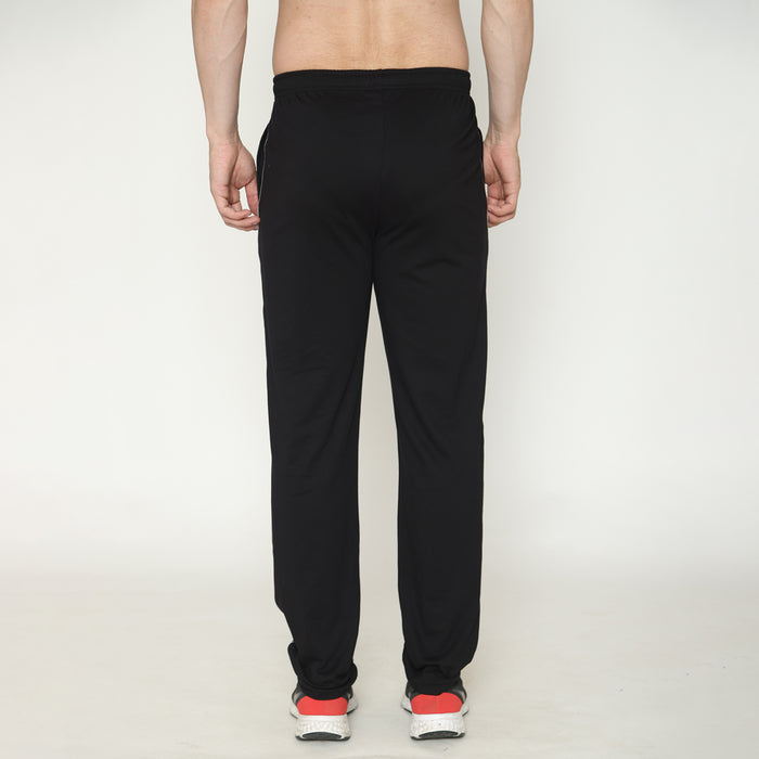 Men's Solid Track Pants - Black