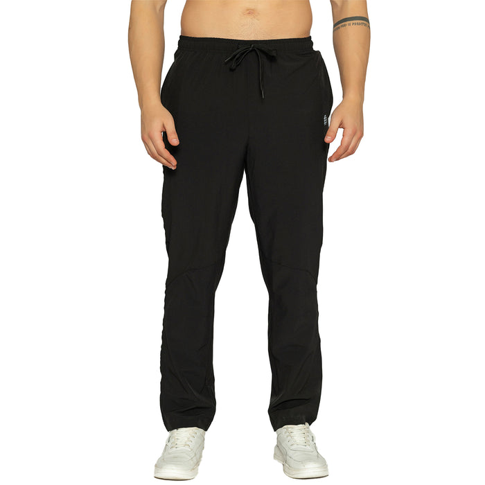 Men's Solid Trackpant- Black
