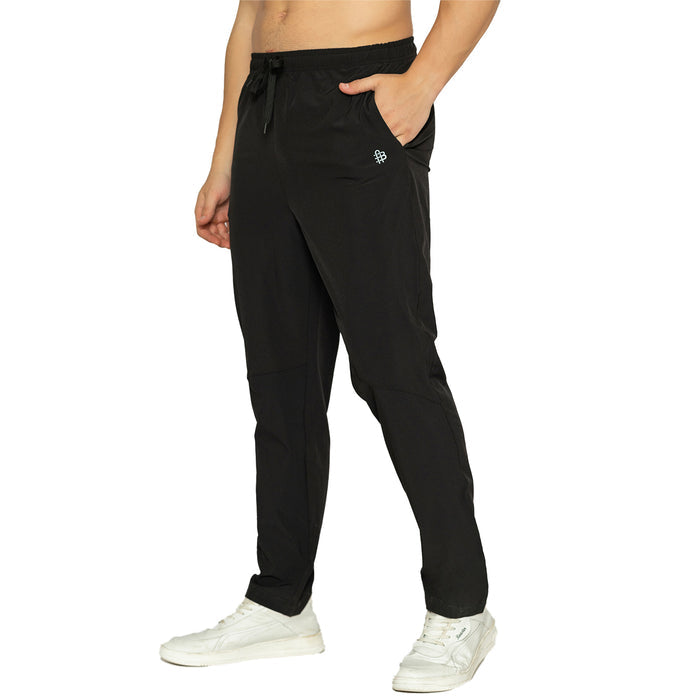 Men's Solid Trackpant- Black