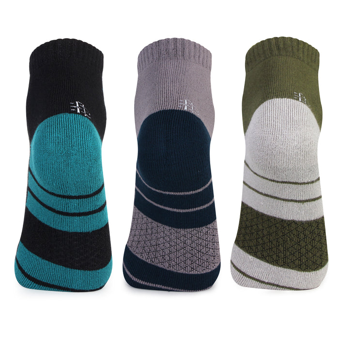 Stylish Bamboo Ankle Socks - Assorted Back View