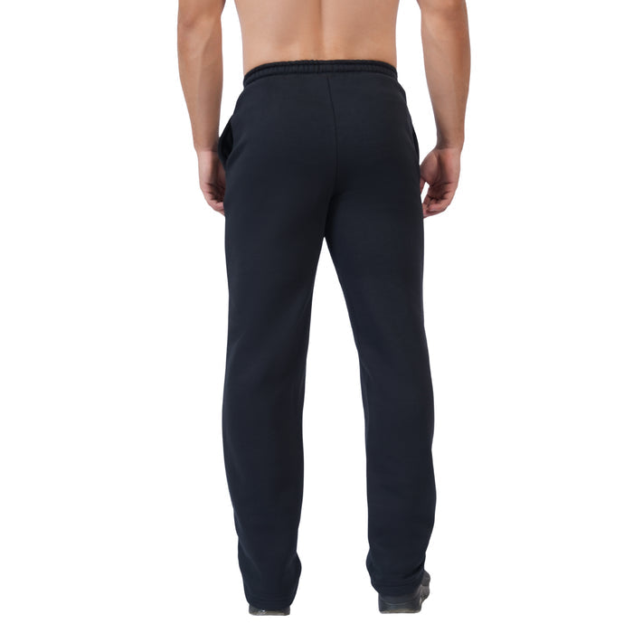 Men's Super Combed Cotton Rich Regular Fit Mid Rise Trackpants - (Anthra Mill)