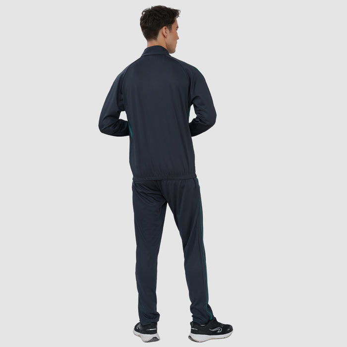 Men’s Track Suit with Zip-Up Jacket (Dk.Grey Teal)
