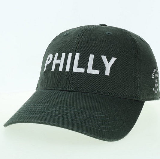 PHILLY Dark Green hat (Stone Harbor est Avalon on side)