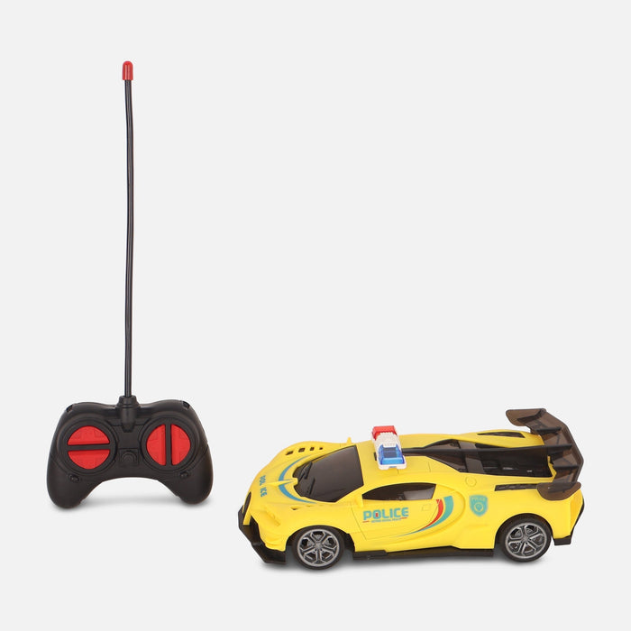 Remote Control Toy Police Car With Lights