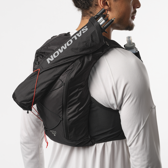 Salomon Active Skin 8 Set | Black / Metal