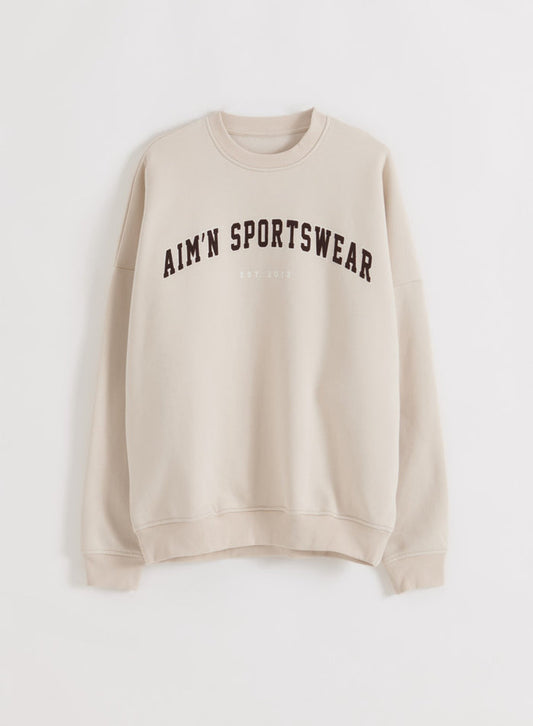 Sand Varsity Sweatshirt