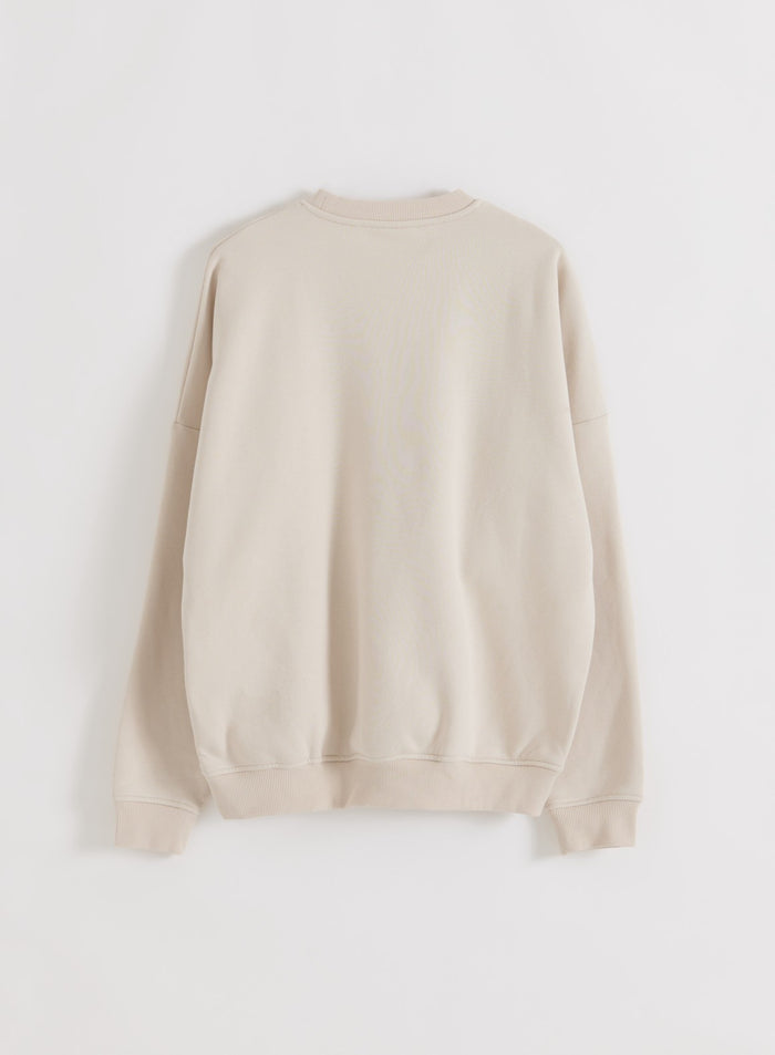 Sand Varsity Sweatshirt