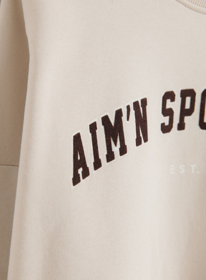 Sand Varsity Sweatshirt